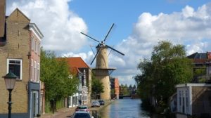 オランダの水車