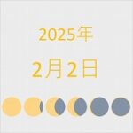 2025年（令和7年）2月2日の暦