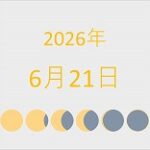 2026年（令和8年）6月21日の暦