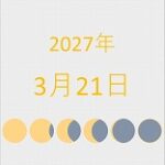 2027年（令和9年）3月21日の暦